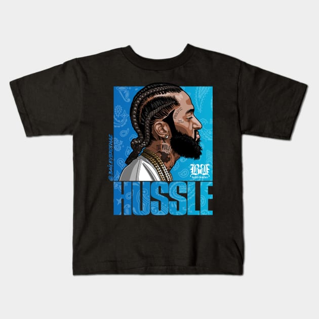 HUSSLE Kids T-Shirt by BaileyBrothaz